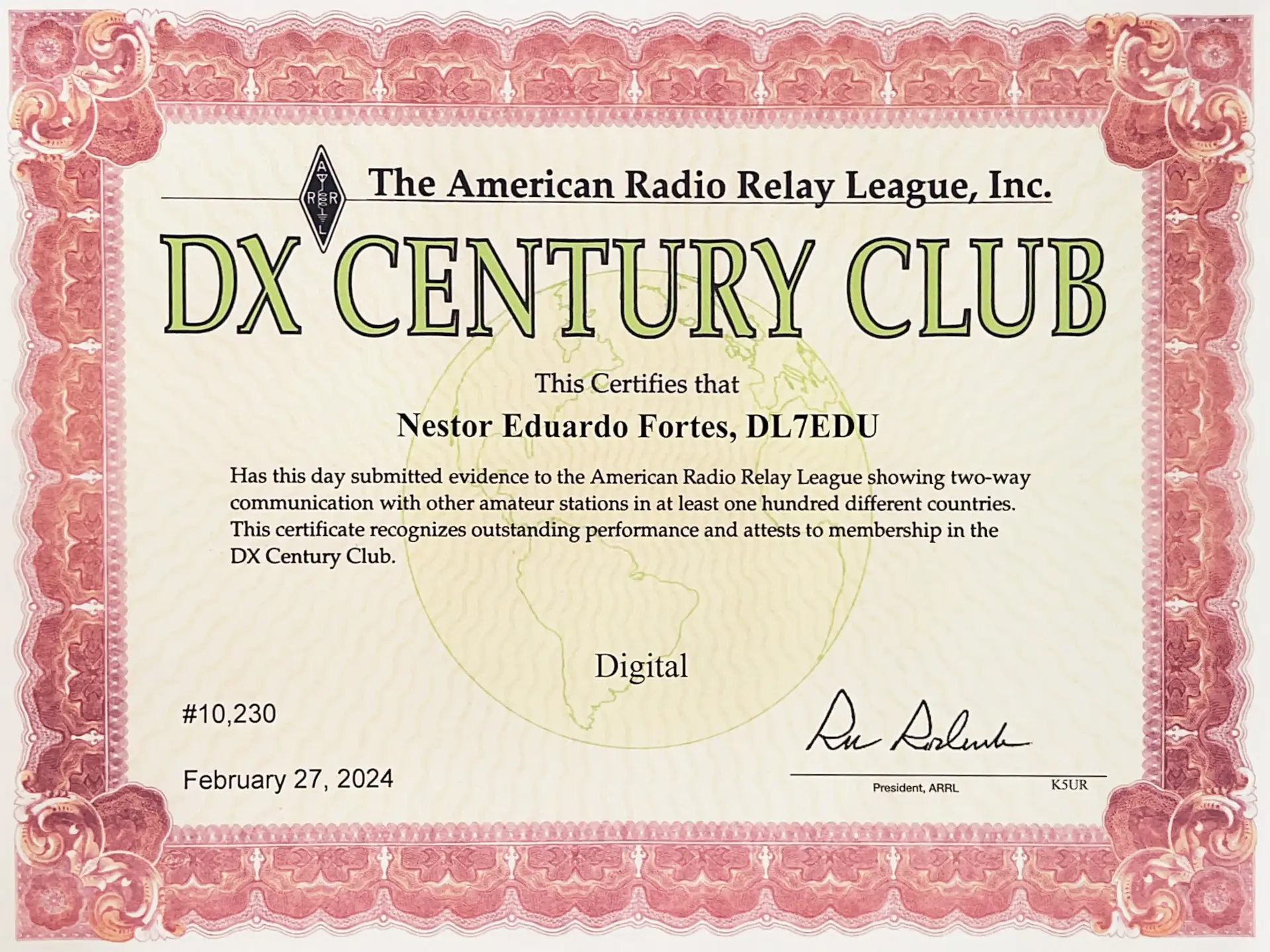 DXCC DL7EDU Digital