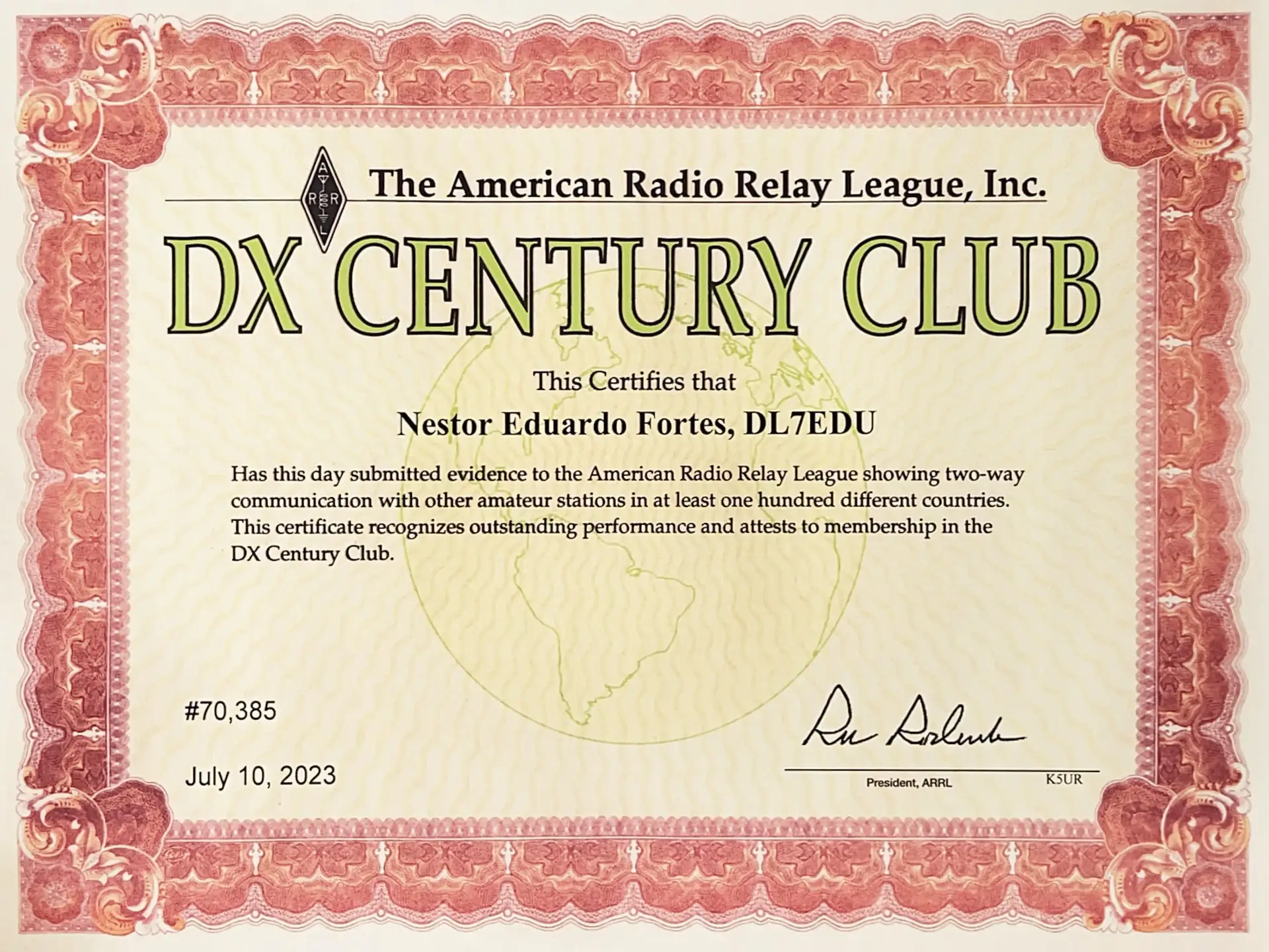 DXCC DL7EDU Mixed