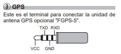FTX-1 GPS port pinout from the manual